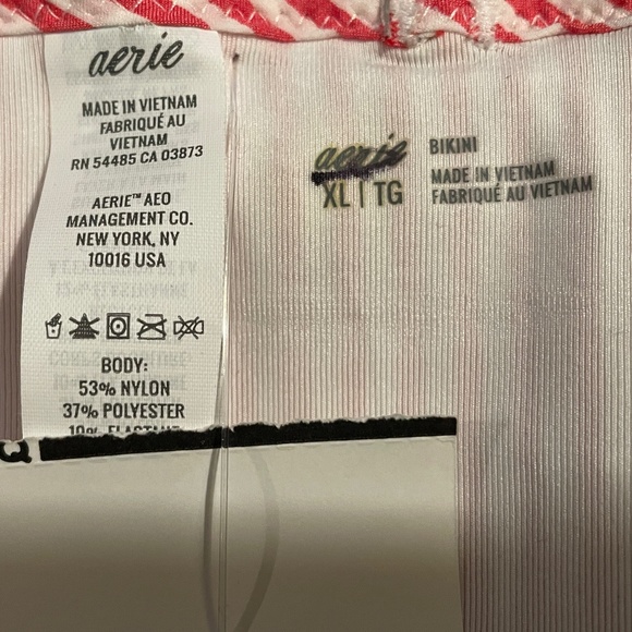 Brand New Aerie Stripe Seersucker Bikini Bottom - Picture 7 of 10